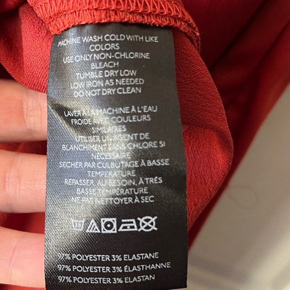 NEW Anthropologie cowl neck halter MIDI dress in red size large women’s NWT - Picture 5 of 7